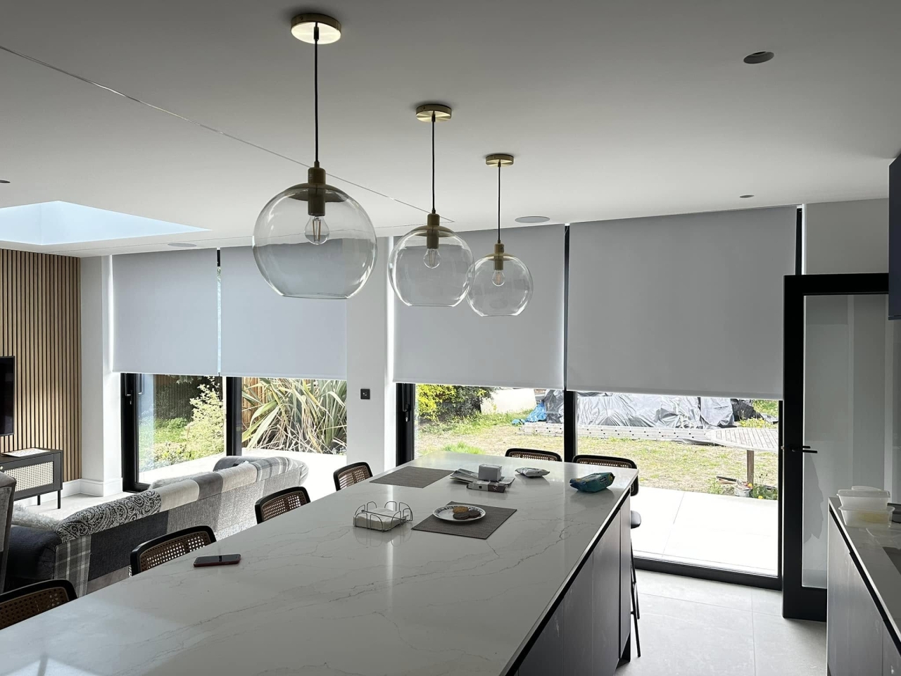 Unilux roller blinds with somfy motor, Bromley
