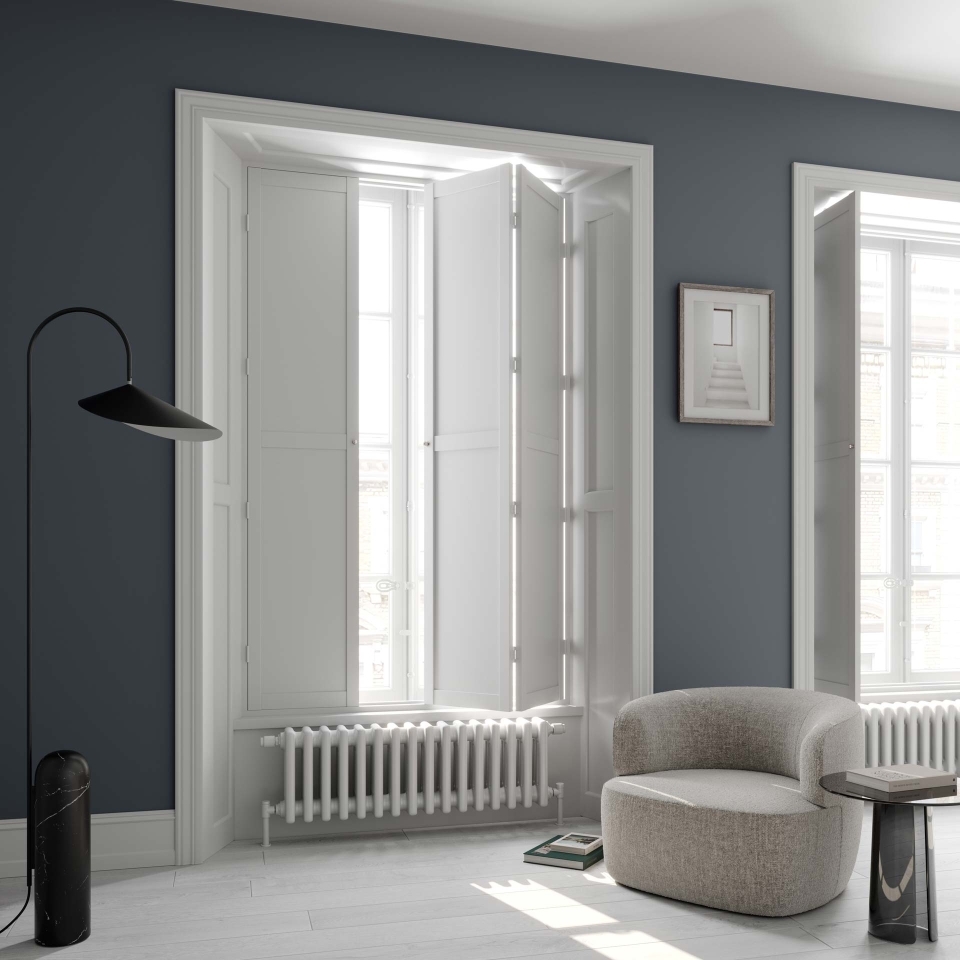 Solid window shutters