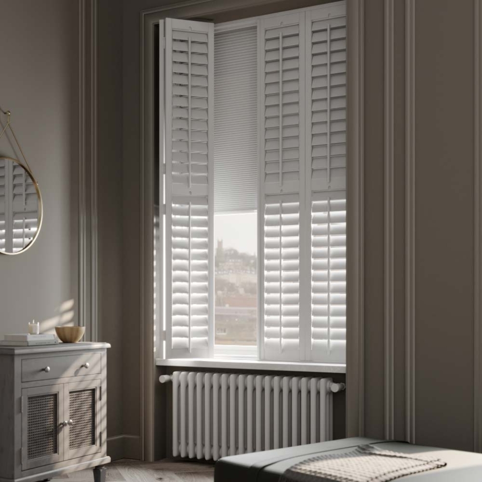 Plantation style window shutters - Beckenham