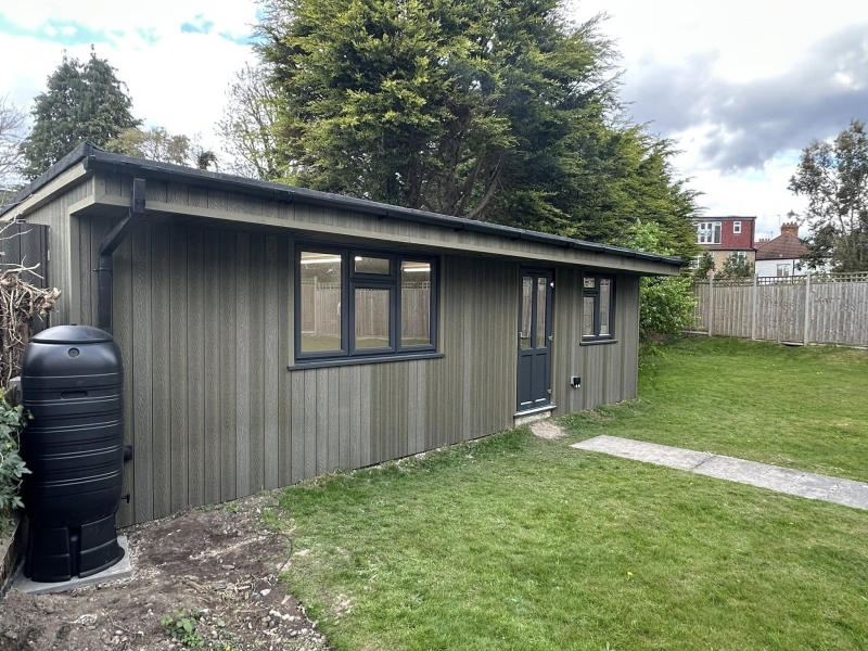 Bespoke fully fitted garden office in Bromley